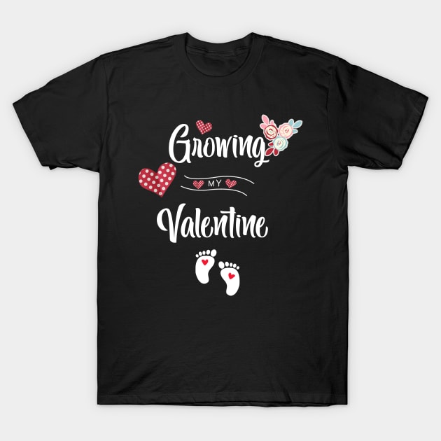 growing my valentine shirt red Love Wife Boy Girl T-Shirt by fadi1994